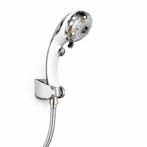 JASKHAM’S Monarch High Pressure Shower Head and Hose 2M | 6 Spray Modes, Micro-Nano Bubble Filter, Mist Function, Water-Saving Design, Wall-Mounted with Universal G1/2 Connection
