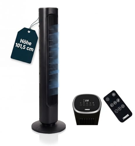 Princess Standventilator – Elegantes Design – 50 W – Leistungsstark, leise, geringer Verbrauch – Höhe: 101,5 cm – Oszillierend – 4 Modi – 12 Geschwindigkeitsstufen – 352390