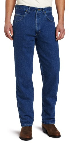 Wrangler Mens Trail Trekker Relaxed Fit Jeans, Stonewashed, 54W x 28L US