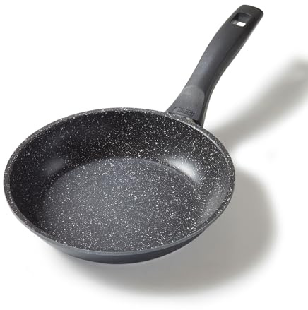 STONELINE Padella in Alluminio con Ottimo Rivestimento Antiaderente, Senza Coperchio, Anche per induzione, 20 cm