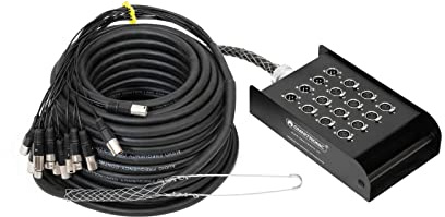 OMNITRONIC Multicore Stagebox 12/4 30m | Komplett konfektionierter Verteiler