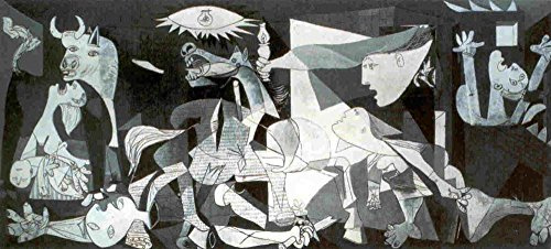 Close Up Guernica Kunstdruck Pablo Picasso (100cm x 50cm) + Original tesa Powerstrips® (1 Pack/20 STK.)