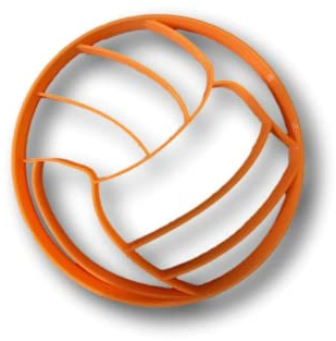 Cortador de galletas de voleibol