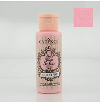 Cadence Pintura Textil Mate Rosa Bebe 59ml