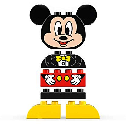 LEGO 10898 DUPLO Disney Junior My First Mickey Build, Mickey Mouse Toys for 2-Year-Olds