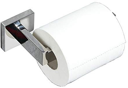 Portarotolo Acciaio Inox WC Porta Carta Igienica per il bagno, Cromato Lucido