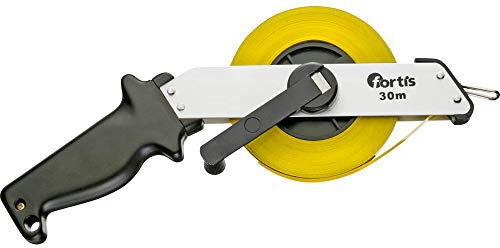 Fortis Mètre Ruban Professionnel en Acier 30 m x 13 mm