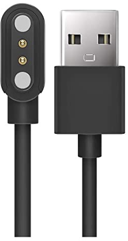Alwisdom Câble de charge magnétique universel pour montre intelligente, accessoire USB 2 broches pour montre intelligente/tracker de fitness, compatible Poli Pitch 2,5 mm - 3 mm