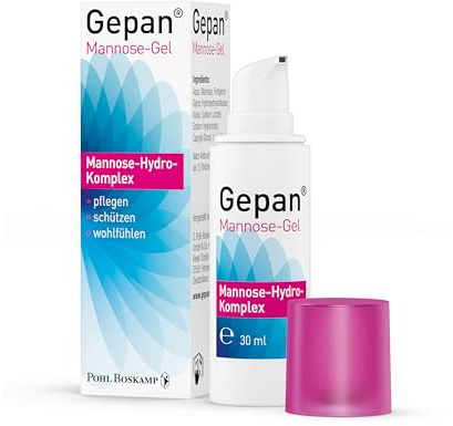 Gepan Mannose-Gel, 30 ml: Intimpflege mit Schutzfaktor - Mannose & Hyaluronsäure - Unterstützt Hautbarriere im Intimbereich, ohne Parabene, Schutz vor Infektionen, z. B. Blasenentzündung