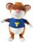 HEUNEC 589773 Leo Lausemaus/Tip The Mouse Stoffspielzeug für Babys, blau