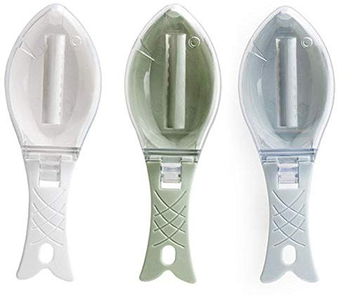 Nuevo decapante de escamas de pescado rascador limpiador herramienta de cocina pelador Gadgets abridor de paletas, rascador de escalera de paletas