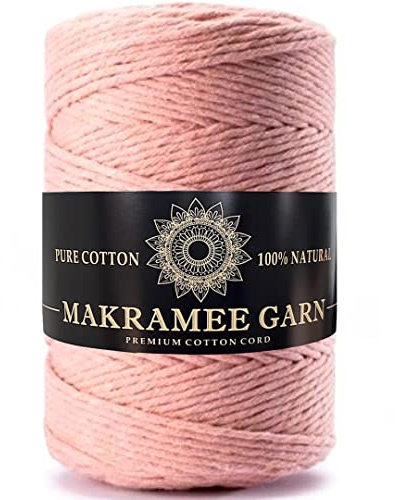 Makramee Garn. Baumwollgarn. Kordel Für Handwerk. Makramee Baumwollkordel.