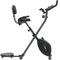 Cecotec Vélo d'appartement Pliant avec Dossier avec Volant 3 Kg X-Bike 3000 Neo Pro, Écran LCD, Résistance Magnétique Variable, Selle et Poignées Confort, Support Tablette et Roues