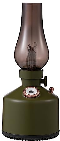 Portable Mini Humidifier For Bedroom, Vintage Oil Table Lamp With Aromatherapy Essential Oil Diffuser 280ML Humidifier Desk Bedside Sleep Relax For Outdoor Bedroom Living Room Home Decoration Office (