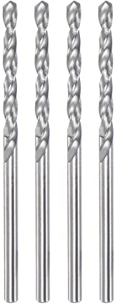 QUARKZMAN 4 Stück Holzspiralbohrer, Holzbohrer 1.8 mm, Professional Metallbohrer, Spiralbohrer C3/K10 Wolfram Karbid Präzision für Metall, Holz und Kunststoff