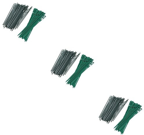 UKCOCO 300stücke Garten Kabelbinder Fischgrätenform Wiederverwendbare Pflanzenbinder Für Kletterpflanzen Lange Kurze Halterungen Strapazierfähig Und Pflanzenschonend