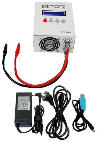 Batterie Kapazitätstester EBC-A20 Batteriekapazitätstester für Lithium/Blei-Säure Batterie Kapazität Tester 5A Ladung 20A Entladung