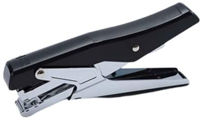 Tacker Büro Hefter Heftgerät Klein Bietet Platz Für 100 Heftklammern Handheld Sparen Sie Aufwand Für Das Bürostudium 20 Seiten 24/6 (black,175x25x75mm)