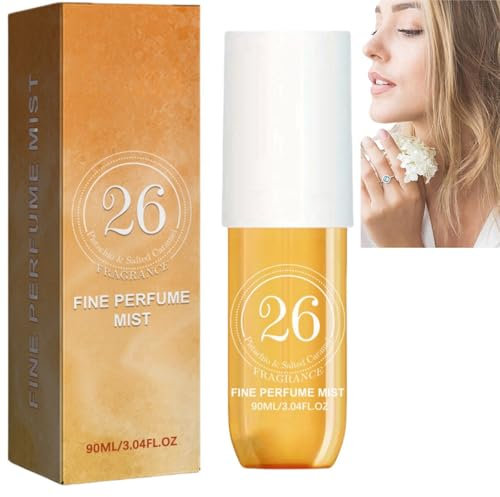 26# Long Lasting Body Mist and Hair Perfume - Fruity Fragrance Oil Roll-on for Women