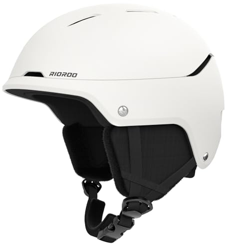 RIOROO Ski Helmet for Women Men, Safety Certified Snowboard Helmet with Shockproof ABS Hard Shell for Adults & Youth