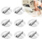 Krijuess 8 Pcs Sewing Rolled Hemmer Foot, Sewing Rolled Hemmer Foot, 3/4/5/6/7/8/9/10mm 8 Sizes Wide Rolled Hem Foot for Sewing Machine, Sewing Accessories and Tool