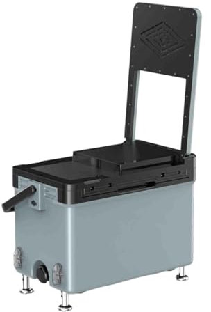 CHUNXVLI Angelgerätebox Tragbare Angelbox, 30 L, Multifunktionale Tisch-Angelbox, Angeleimer Kann Auf Der Angelbox Sitzen Angelkoffer Angelzubehör