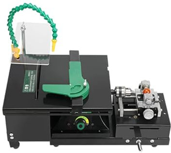 Rock Tumbler Kit, Scie de Table multifonctionnelle, outil de polissage de pierre, petite Machine tout-en-un de découpe d'émeraude de Jade, de gravure et de poinçonnage 1850W,Outils de bricolage