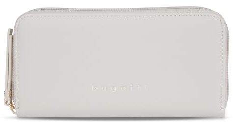 bugatti Ella Geldbörse für Damen groß, Portemonnaie lang aus Kunstleder
