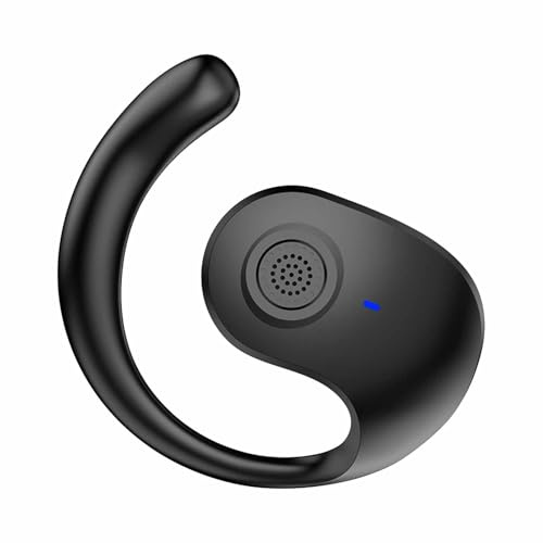 Genérico Auriculares inalámbricos con Oreja Abierta,Auriculares inalámbricos - con micrófono | Abiertos de conducción ósea de Aire sobre la Oreja para Acampar, Conducir, an