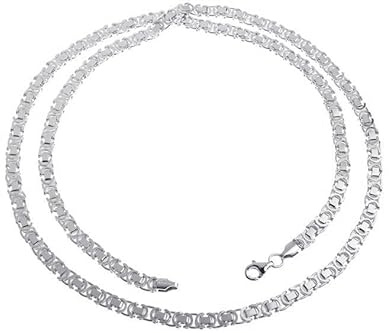 Silberketten Store Flache Königskette 4,6mm - 925 Silber - Länge 40-100cm