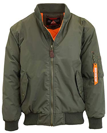 Men's Bomber Jacket Lightweight Casual Spring Fall Windbreaker Zip Up Coat with Pocket