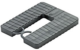 GLUSKE Euroklick Distansplatta med spärrkrok 65 x 52,5 x 3 mm, röd, 1 000 stycken | Underläggskilar – distansplattor