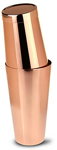 Set de cocteleras Boston Speakeasy, de cobre, 800 ml