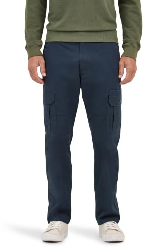 Relaxed Fit Stretch Cargo Pant, Navy, 35W x 30L