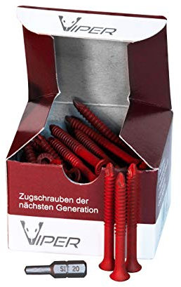MULTIPICK Zugschraube Schlüsseldienst - [4.8 x 48 mm] Ziehschraube Türöffnung - Zylinder Zieher Schrauben Set - Schloss Schraube Türzylinder - Zugschrauben Glocke - 50 Stück