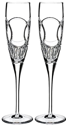 Waterford Occasions Crystal ﻿Wedding Vows Flute Pair 150ml