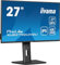 iiyama Prolite XUB2792UHSU-B6 68,45cm 27 IPS LED Monitor 4K UHD HDMI DP USB3.2 USB-C 15W DPS Slim-Line Höhenverstellung Pivot schwarz