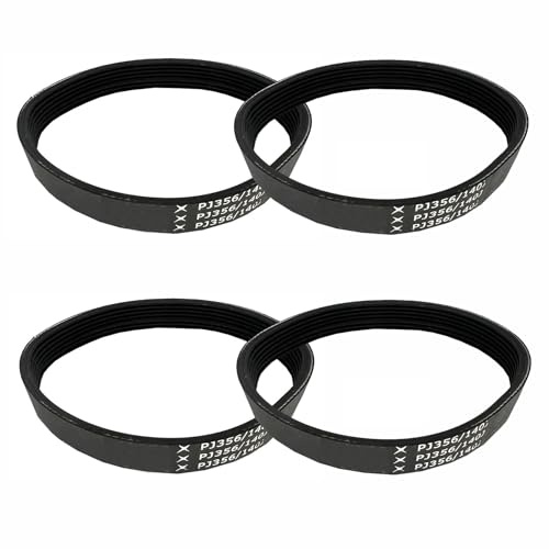 4 Stück Keilriemen Antriebsriemen PJ356/140J,6 Rippen | Für DIY RC Modell Motor Motorriemen