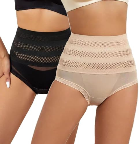 SOLO ACTFIT Braga Faja Reductora Mujer Invisible Braguita Moldeadora Adelgazante Abdomen Cintura Alta Shapewear Braguitas Moldeadoras Control Barriga Faja Sin Costuras Elástico Body Shaper Braguita