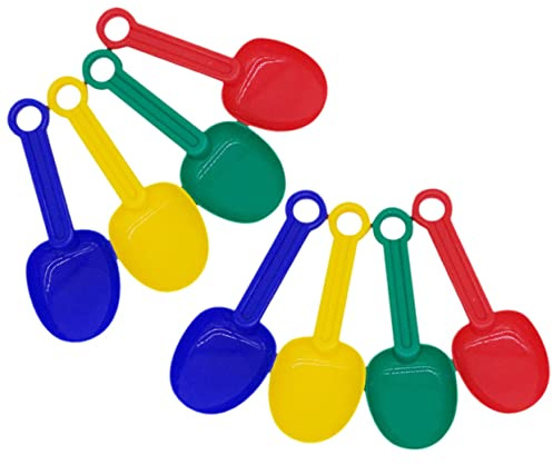 HONMEET Juego de 8 Palas de Juguete de Arena de Plástico para Niños y Niñas, Ligeras y Resistentes, Ideales para Jugar Playa o Jardín al Aire Libre