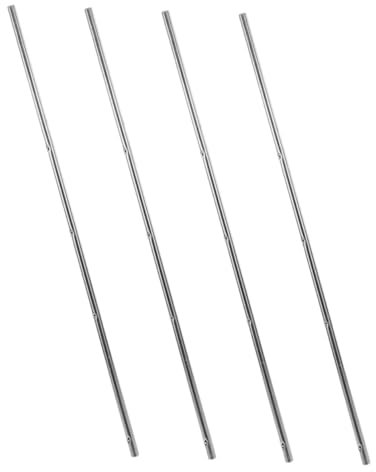 Toddmomy 4 Stück Tischfußballstangen Metall 8mm Durchmesser Eisen Robust Universell Kompatibel Ersatzteile Für Tischkicker Zuhause Und Freizeit