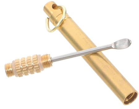 LRXIYODE Ohrenschmalzreiniger Aus Tragbarer Ohrlöffel Mit Schlüsselanhänger Wiederverwendbarer Picker Für Drinnen Und Draußen Kompakt Und Ergonomisch Designed
