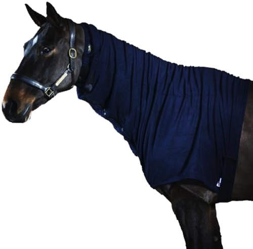 Fleece Halsteil für Pferd und Pony | Kuscheliges Polarfleece | Verstellbar Hält Trocken und Sauber | Premium Qualität von Snuggy Hoods | Überziehversion | 5 Farben, 10 Größen