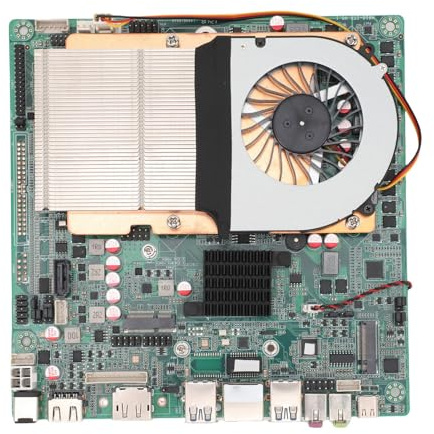 Garsent Carte Mère ITX, Carte Mère Intégrée ITX pour Processeur LGA1700, Carte Principale Industrielle Intégrée DDR4 DDR4 avec Radiateur en Cuivre Ultra Mince pour L'équipement