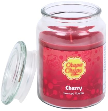 Bougie Parfumée Cerise – Bougie en Pot Verre 9,5 x 14 cm – Parfum Fruité Intense – Ambiance Cocooning – Idée Cadeau Originale