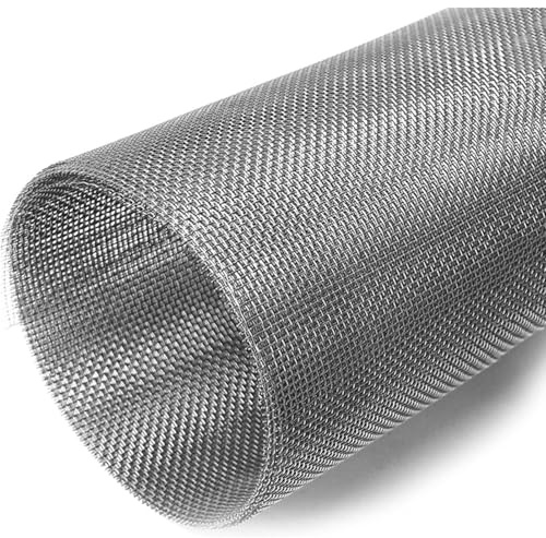 Rete Metallica Intrecciata 304, Griglia in Acciaio, Schermo di Ventilazione Resistente, Barriera Anti-Roditori, Pannello di Copertura Aeraulica, Tela Metallica Industriale