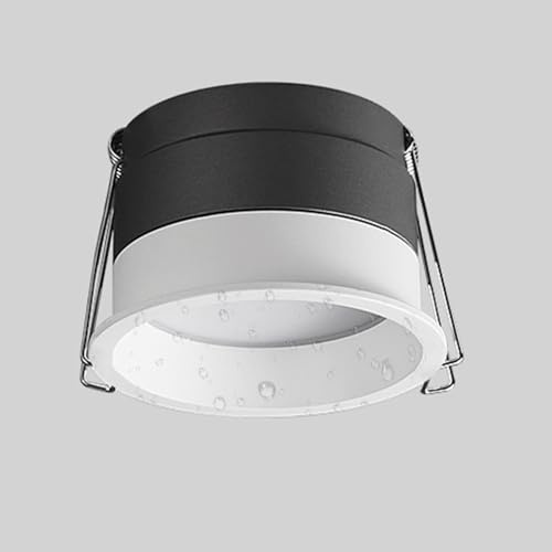 Foco empotrable de 3,3 Pulgadas IP65 para baño, luz de Techo, Impermeable, de Aluminio, direccional, para baño, Entrada, Cocina y balcón.