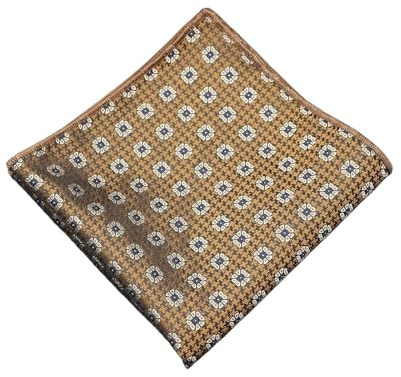 ATEUXOL Ficknäsduk 2 fyrkantiga tygdukar ficka för män kostym tillbehör bandana för företag, bröstduk, Flerfärgad, one size