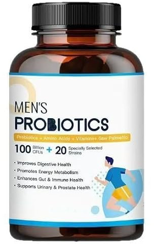 Probióticos Para Hombres, Con Palma Enana Americana Y Arándano