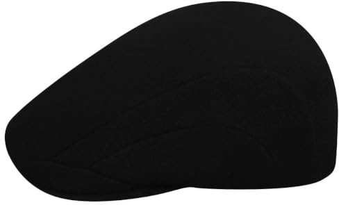 Kangol Unisex Wool 507 Schirmmütze, Schwarz, M